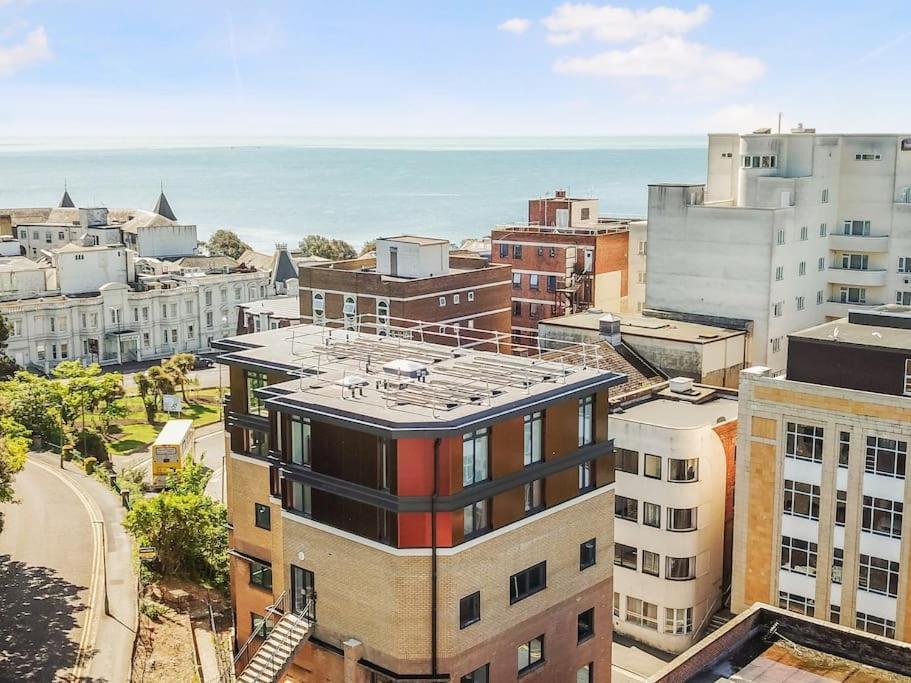 The Pad By The Beach Penthouse Apartment With Sunset And City Views Bournemouth Luaran gambar