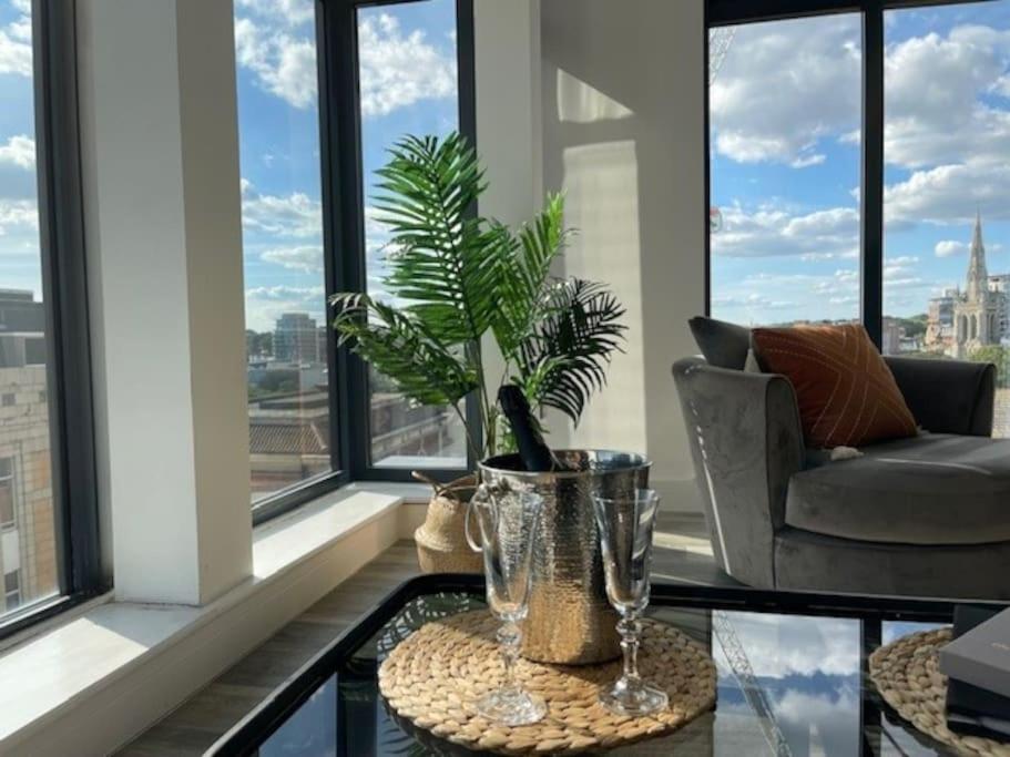 The Pad By The Beach Penthouse Apartment With Sunset And City Views Bournemouth Luaran gambar